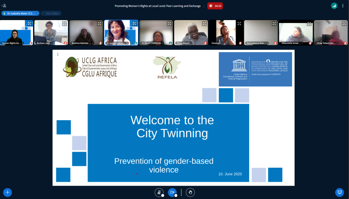 Peer Learning Webinar on Women’s Rights: Prevention of gender-based violence